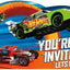 Hot Wheels Invitations (x8u)