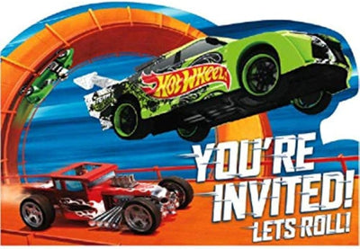 Hot Wheels Invitations (x8u)