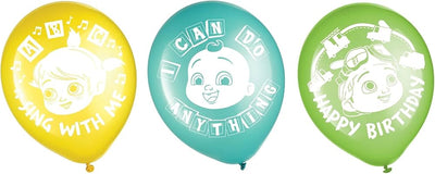Cocomelon Latex Balloons (x6u)