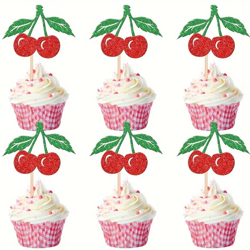 Cherry Party Cupcakes (24pcs)