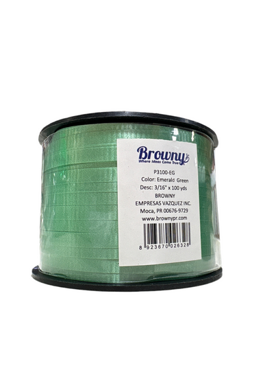 Curling Ribbon Esmerald Green 100yds