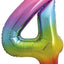 Supershape Foil Balloon #4 Rainbow
