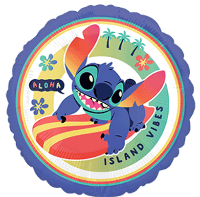 Stitch Surf 18" Foil Balloons