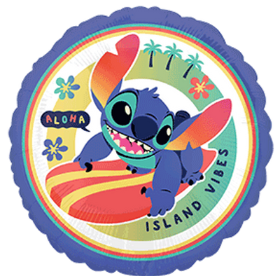 Stitch Surf 18" Foil Balloons