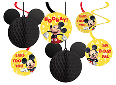 DISNEY MICKEY MOUSE FOREVER HONEYCOMB SWIRLS 12CT