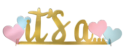 THE BIG REVEAL FOIL CENTERPIECE