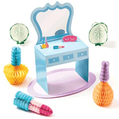 SPA PARTY TABLE CENTERPIECE