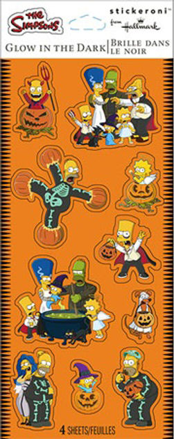 Simpsons Halloween Stickers Especial