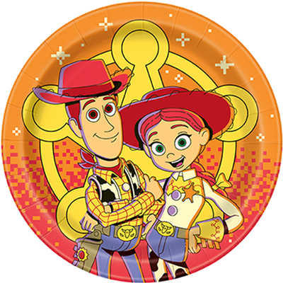 Toy Story 5 Plates 7" (x8u)