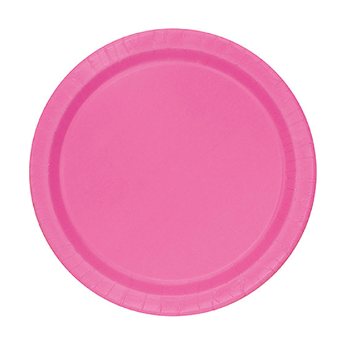HOT PINK 7 PLATES