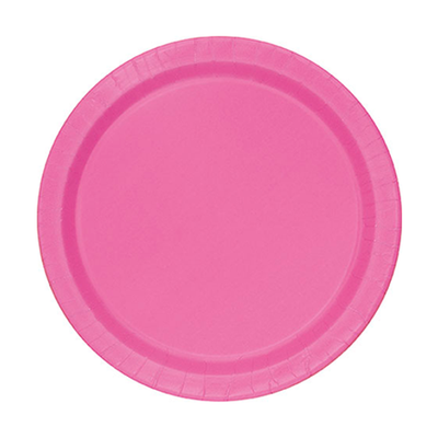 HOT PINK 7 PLATES