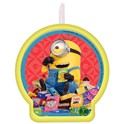 DESPICABLE ME BIRTHDAY CANDLE