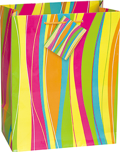 BRIGHT & BOLD ASST GIFT BAGS