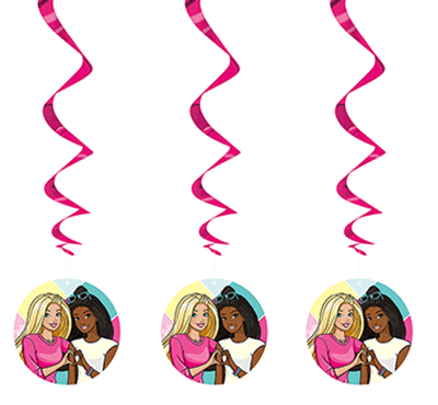 BARBIE HANGING SWIRL DECO