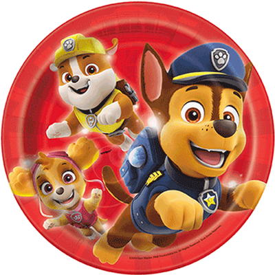 PAW PATROL 7" PLATES