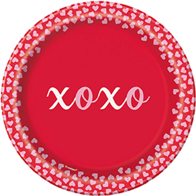 XOXO Valentine's Day Plate