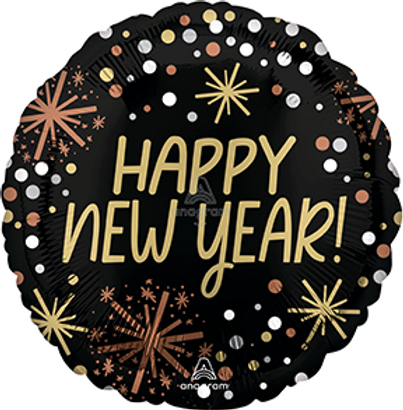 18" NEW YEARS CONFETTI