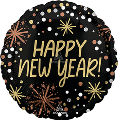 18" NEW YEARS CONFETTI