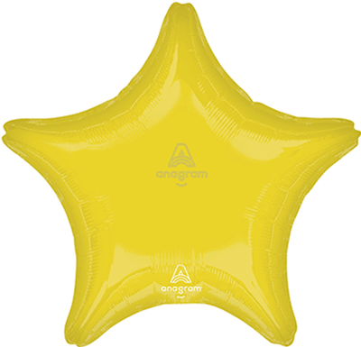 19" VIBRANT YELLOW STAR