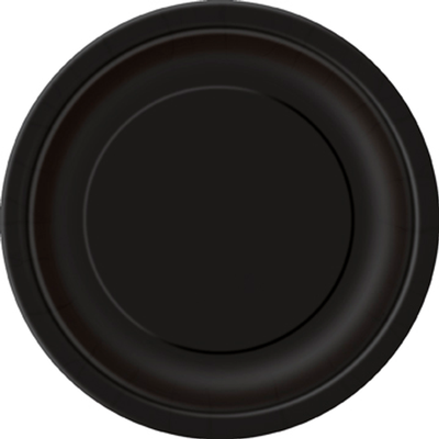 BLACK PLATES 9"