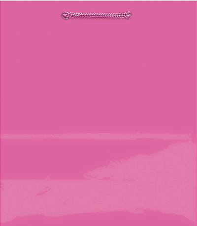 GIFT BAG MEDIUM BRIGHT PINK