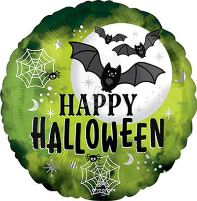 18" GLOW BATTY HALLOWEEN