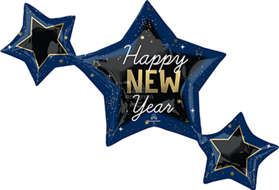SUPER SHAPE CELESTIAL NEW YEAR STARS