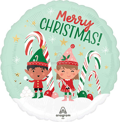 18" MERRY CHRISTMINTS ELVES
