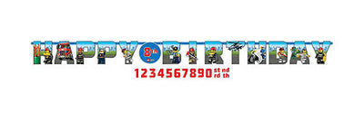 LEGO CITY JUMBO ADD-AN-AGE BANNER