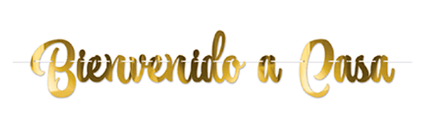 Bienvenido A Casa Foil Banner (x1u)