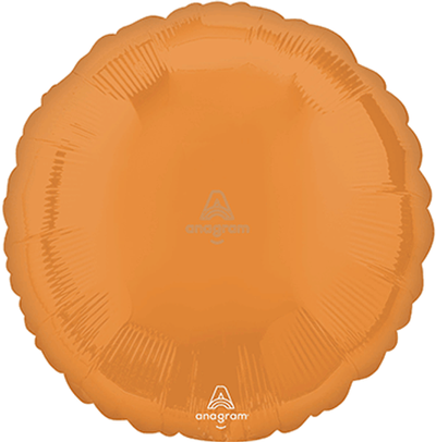 18" VIBRANT ORANGE CIRCLE