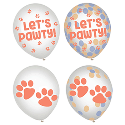 PAWSOME PARTY CONFETTI/BALLOON
