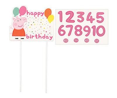 PEPPA PIG CONFETTI PARTY CAKE DECORATION