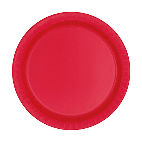 RUBY RED 7" PLATES