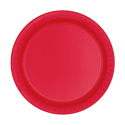 RUBY RED 7" PLATES