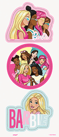 BARBIE BIG STICKERS