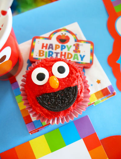 Elmo One Candle Set (x4u)
