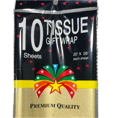 Tissue Paper Gold (x10u)