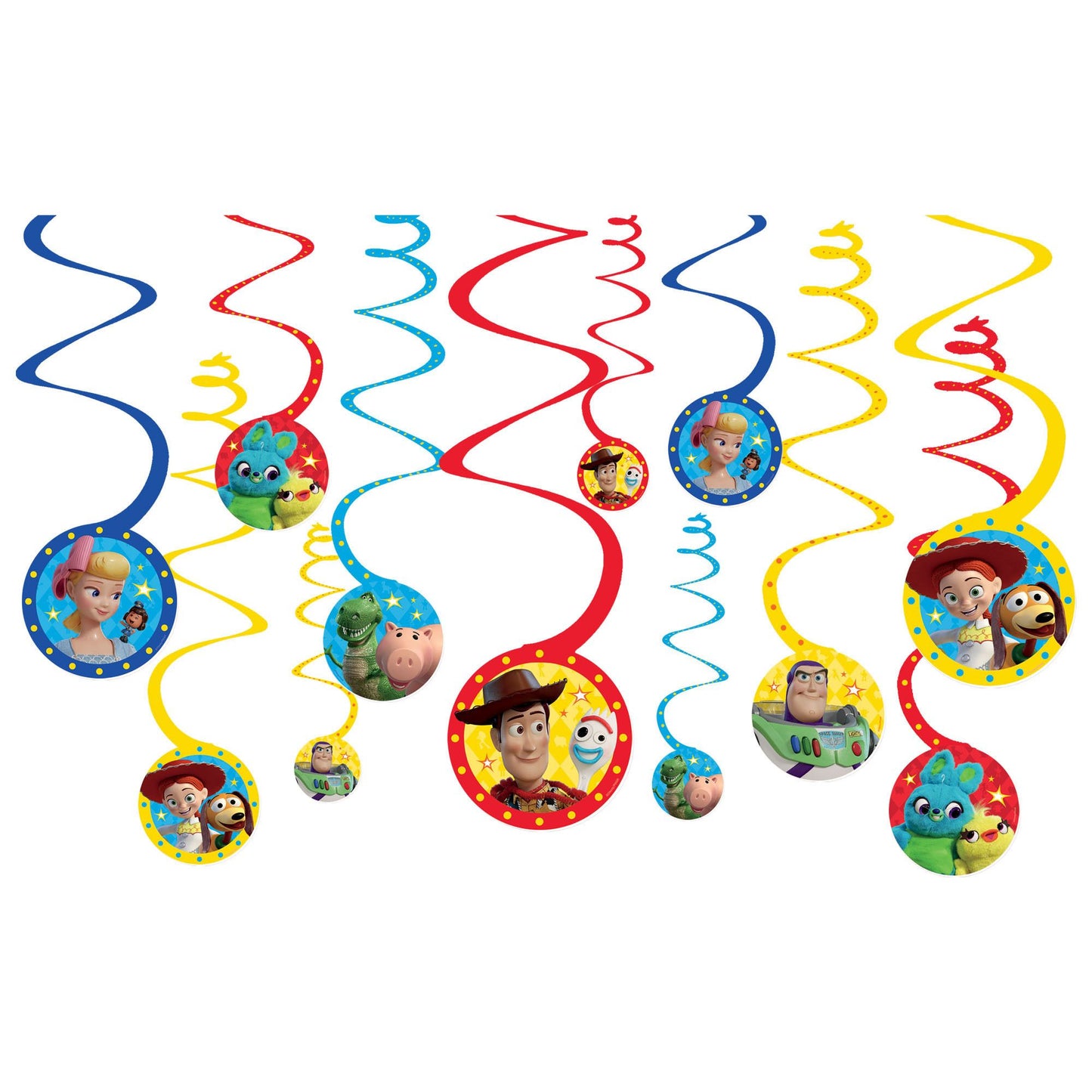 Spiral Decorations Toy Story 4 (x12u)