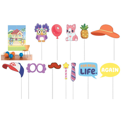 Bluey Backdrop and Photo Props (x12u)