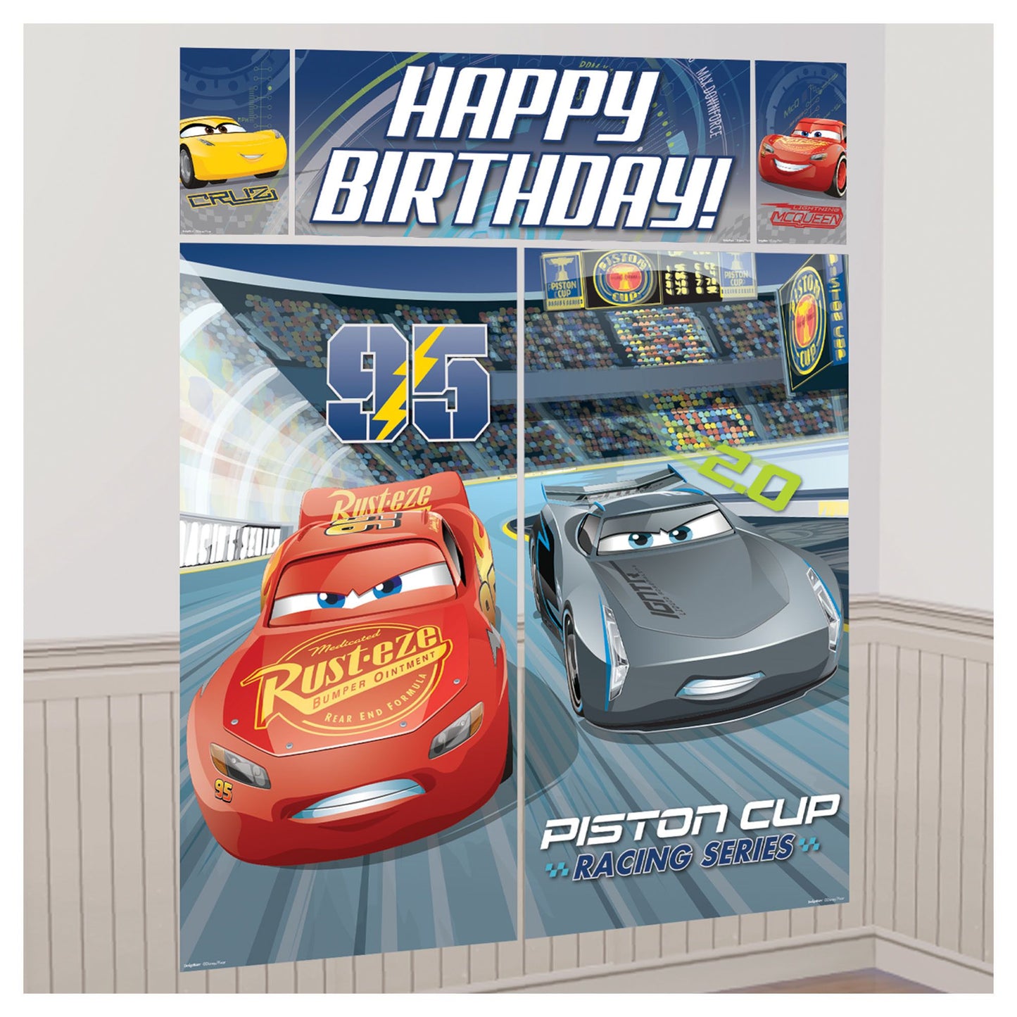 Cars Scene Setter Decoration Kit
