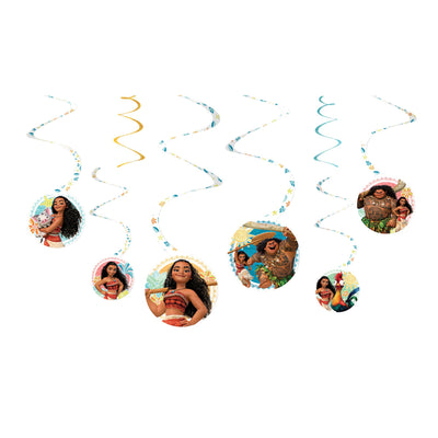 Moana Spiral Decorations 5in (x8u)