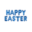 Easter Die-Cut Mylar Balloon Banner (x11u)