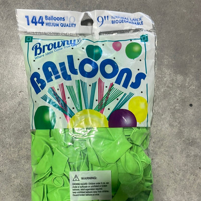Globo 9” 144pcs - Fruit Green