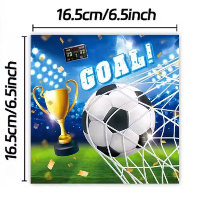 Servilletas Soccer Classic (x20u)