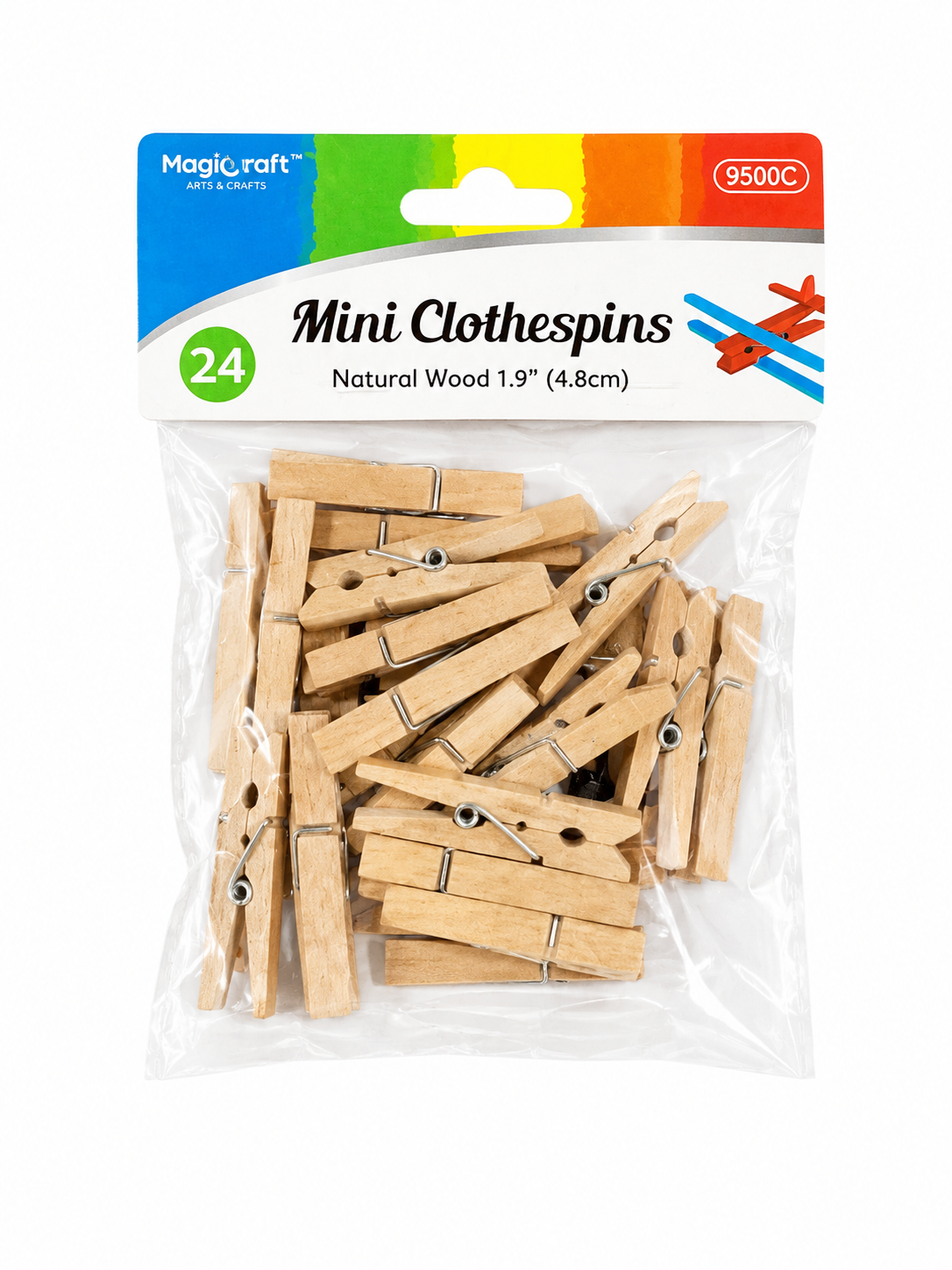 Mini Wood Clothespins 1.9” 24ct