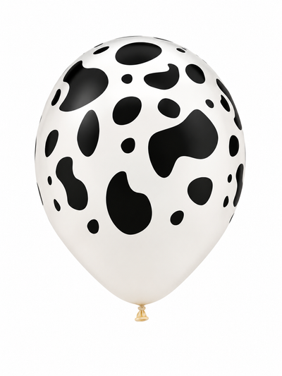 Decomex Cow Print Latex Balloons 12" 25ct