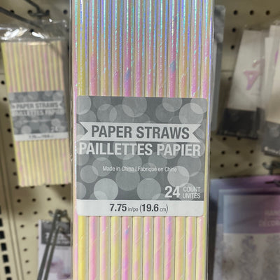Tornasol Straws Paper (24pcs)