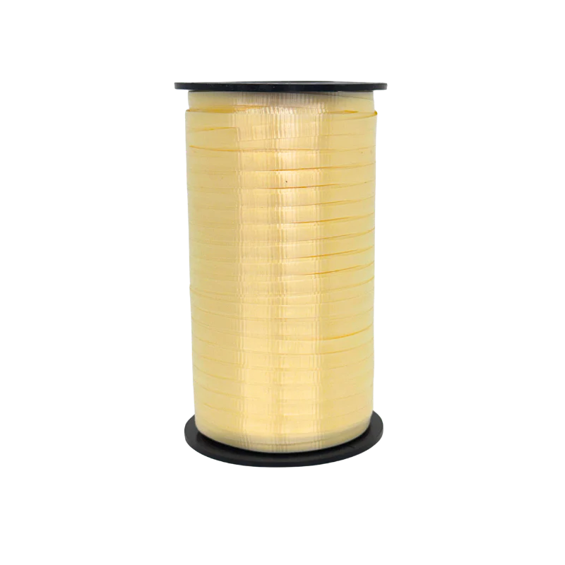 Browny Curling Ribbon Light Yellow 500yds