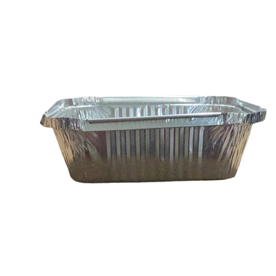 Bowl aluminio silver con tapa